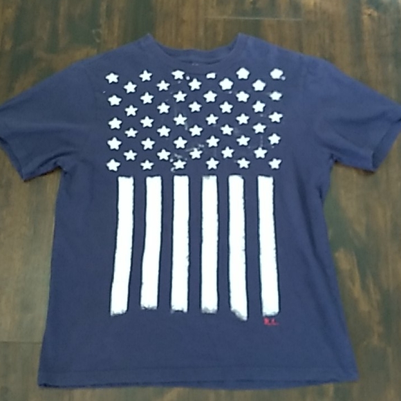 POLO RALPH LAUREN vintage wash american flag tee - Picture 1 of 5